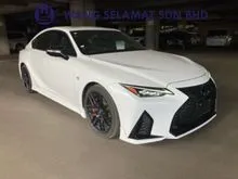 UNREG INC 2021 Lexus IS300 2.0 F-Sport Mode Black / Mark Levinson / TRD Bodykit / Sunroof / Black Interior / 360Cam / Grade 5A / Open For Booking
