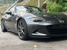 2017 MANUAL 6 SPEED JPN SPEC HKS HiPERMAX ADJUSTABLE SUSPENSION HKS JASMA EXHAUST BOSE BSM LKA Mazda MIATA MX-5 VS 2.0 SKYACTIV RF Convertible UNREG