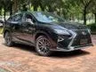Recon 2018 Lexus RX300 2.0 F Sport SUV SUNROOF 360 CAMERA RED LEATHER - Cars for sale