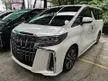 Recon 2021 Toyota Alphard 2.5 SC Pilot Seat Sunroof Promotion Unregister
