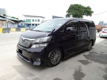 2010 Toyota Vellfire 3.5 V 6, VL, Facelift, Pilot Seats, 7 Seaters, 4 Power Seats, Push Start, Camera, 2 Power Door, 1 Power Boot, 2 Sunroof Reg 2013