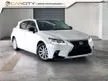 Used 2013 Lexus CT200h 1.8 F Sport Hatchback 2 YEARS WARRANTY FACELIFTED