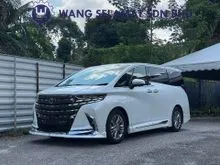 UNREG 2024 Toyota Alphard 2.5 Z / Modellista Kit / Moonroof / DIM / Auto Parking / Low Mileage / Tip Top Condition