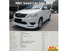 2016 Toyota Innova 2.0 G MPV