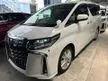 Recon 2018 Toyota Alphard 2.5 G SA MPV * Sunroof * Full Alpine * Low Mileage