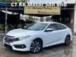 Used 2018 Honda Civic 1.8 i-VTEC (A) - ORI LEATHER SEAT - 72K KM ONLY- - Cars for sale