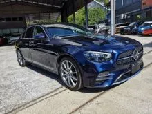 2021 Mercedes-Benz E300 2.0 AMG Line Sedan/AMG PACKAGE/FACELIFT/BLACK INTERIOR/360 CAM/UNREGISTER