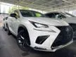 Recon Recon Lexus NX300 2.0 F Sport COME WITH GRADE 5A CARS,360 4 CAMERA, POWER BOOT,Fully Loaded Unit Original Mileage,FREE WARRANTY, BIG OFFER NOW