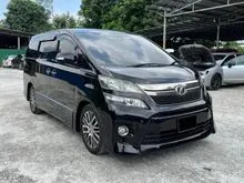 [ LOANKEDAI ] 2014 Toyota Vellfire 2.4 Z Golden Eyes ANH20 FACELIFT ECOmode NanoeAir 7Seater 2P/Door P/Boot ReverseCam HIGHSPEC CBU LikeNEW