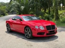 2013 Bentley Continental GT 4.0 (A) V8 AWD Coupe LOCAL SPEC,TIP TOP CONDITION & LOW MILEAGE