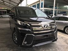 TOYOTA VELLFIRE ZG EDITION 2.5L UNREGISTER 2015 JAPAN SPEC