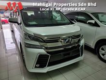 2017 Toyota Vellfire 2.5Z G Edition Original Japan Mileage 19,748 km only with Sunroof & 2 TVs