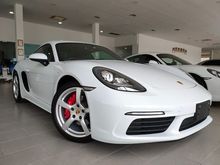 2017 Porsche 718 2.5 Cayman S Sport Chrono Full Leather Bose Sound System Japan Spec Unregister Offerrrrr...