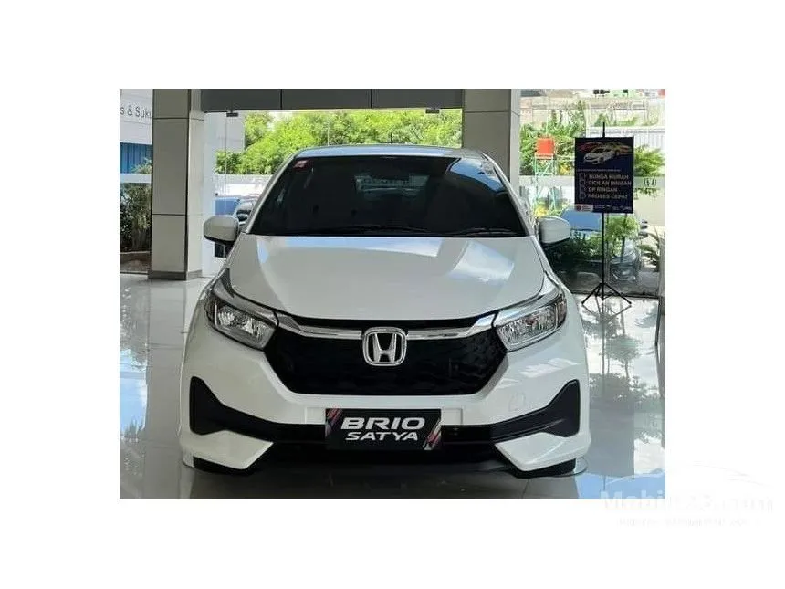 Jual Mobil Honda Brio 2024 E Satya 1.2 di Banten Automatic Hatchback Putih Rp 162.000.000