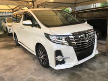 TOYOTA ALPHARD 2.5 S 7S POWER BOOTH 2 POWER DOORS 4 CAMERA FREE 2 YRS GMR WARRANTY 2015 JAPAN UNREG