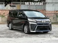 2022 Toyota Vellfire 2.5 Golden Eyes 2PD 7SEATER 38K KM 5YRS TOYOTA WARRANTY