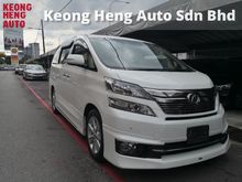 TRUE YEAR MADE 2011 NEW FACELIFT Toyota Vellfire 3.5 VL PILOT EDITION (( FREE 2 YEARS WARRANTY )) Home Theater Coolbox Full Full Spec 2012