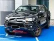 Used 2018 Toyota Hilux 2.4 G Pickup Truck FULL SERVICE RECORD NO OFF ROAD REVO BODYKIT TIP TOP CONDITION - Cars for sale