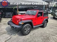 2022 Jeep Wrangler 2.0 Unlimited Sahara 3 Door (Grade 4.5A 6,000km) Modular Hard Top Removable Uconnect 8.4 inch Display Keyless Push Start Button