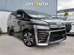 Recon 2018 Toyota Vellfire 2.5 Z G ZG Edition MPV / SUNROOF/ MOONROOF / ROOF MONITOR/ PILOTS SEATS/ 2 POWER DOOR/ POWER BOOT - Cars for sale