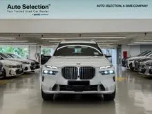 2024 BMW X7 3.0 xDrive40i Pure Excellence - Genuine Mileage FSR by BMW Malaysia Warranty & Service till 1/2030