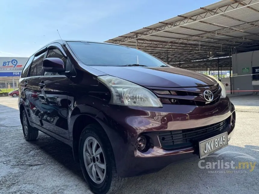 2012 Toyota Avanza S (Metallic) MPV