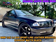 2005 BMW 318i 2.0 SUNROOF SPORT-LINE LEATHER MATTE BLACK