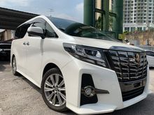 2016 TOYOTA ALPHARD 2.5 S-A TYPE BLACK MPV