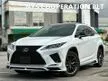 Recon 2020 Lexus RX300 2.0 F Sport SUV 4WD Unregistered Panoramic Roof Reverse Camera Side View Camera Front TRD Splitter TRD Side Skirting