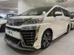 Recon 2019 Toyota Vellfire 2.5 Z G Edition MPV + Warranty - Cars for sale