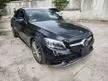 Recon 2019 Mercedes-Benz C200 1.5 AMG Sedan Fully Loaded / Panroof / Burmester / Head Up Display / Both Side Memory Seats / Japan Spec / Grade 4.5 / Recon - Cars for sale