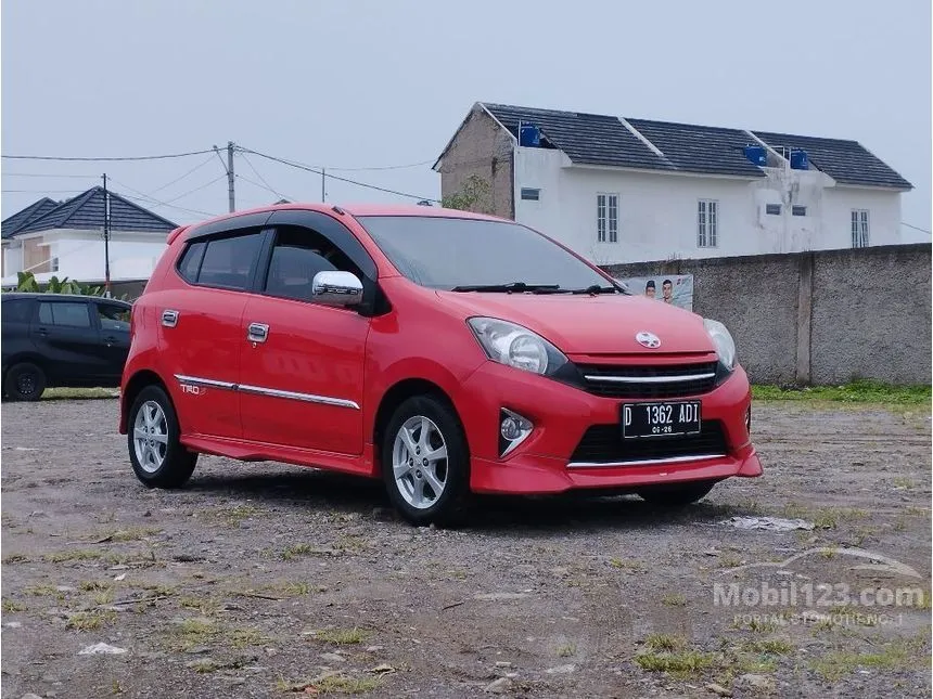 Jual Mobil Toyota Agya 2015 G 1.0 di Jawa Barat Manual Hatchback Merah Rp 85.000.000
