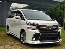 2015 TOYOTA VELLFIRE 3.5 ZA UNREG - ORIGINAL MODELLISTA KIT - JBL 17 SPEAKER SURROUND SOUND SYSTEM - 2 POWER DOOR - 7 SEATER - 3 YEARS WARRANTY