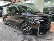 2024 Toyota Vellfire 2.4 Z Premier MPV / GRADE 4.5 / 7 YRS WARRANTY / UNIVERSAL SIDE STEP / TWIN MOONROOF / HUD /DIM / BSM / 360 CAMERA / ROOF MONITOR