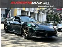 2022 Porsche 911(992) 3.7 Turbo S Akrapovic Sport Exhaust,Sunroof,Full Carbon Aero Kits Carbon,PTV,PASM,PCCB,Burmester Sound,SP Falgen Forged Rim