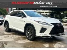 2021 Lexus RX 300 2.0 F Sport#Sunroof#Full Black Leather#Power+Memory Seat#HUD#BSM#Surround View Cameras#Power Boot#Pre-Crash Safety#3 Eyes LED