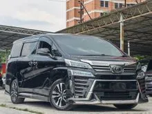 2018  Toyota Vellfire 3.5 ZG MPV FACELIFT 8-SPEED DYNAVIN JBL SPEC CAR KING