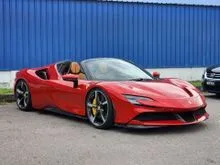 2022 Ferrari SF90 4.0 Spider Convertible / Ferrari Approved + Official health check provided / More colour available