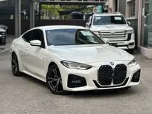 2021 BMW 420i 2.0 M SPORT COUPE JAPAN SPEC, READY UNIT, POWER BOOT, 360 CAMERA, RED LEATHER SEAT, POWER MEMORY SEATS, PUSH START