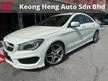 Used 2016/2019 Mercedes-Benz CLA180 1.6 AMG Coupe Japan Spec Electrical and Memory Seat Keyless Push Start Back Camera 2 Years Warranty Mil 82K KM - Cars for sale