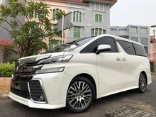 2015 Toyota Vellfire 2.5 ZG Van Wagon New Model Pilot Seat Km18rb PBD TDP.225JT