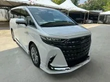 2025 Toyota Alphard 2.5 Z [ FULLY LOADED JBL SOUND SYSTEM ] UNIVERSAL SIDE STEP , AUTO FLIP DOWN MONITOR , HUD , DIM , BSM , 360 CAMERA [ UNREGISTER ]
