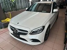 2021 Mercedes-Benz C200 1.5 Laureus AMG Line Sedan Promotion Red Leather Seat Burmester 4 Camera HUD