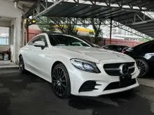 2021 Mercedes-Benz C180 1.5 AMG Line Coupe, Grade 5A, Full Spec, P/Roof, Hud, Memory Seat, Keyless, Blindspot, Digital Meter, Carplay
