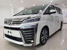 2019 Toyota Vellfire 2.5 ZG PCS SRF BSM BLINKER DIM RM ANDROID 3LED RC
