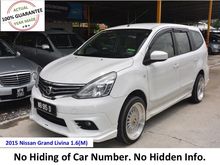 VERIFIED YEAR - 2015 Nissan Grand Livina 1.6(A)
