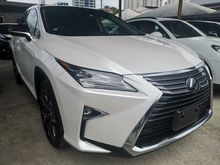 2017 Lexus RX200t 2.0 TURBO VERSION L FULL JAPAN SPEC SUNROOF POWER BOOT UNREGS