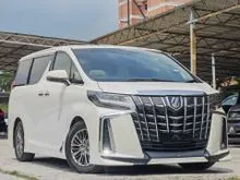 2018 Toyota Alphard 3.5 Executive Lounge MPV FACELIFT JBL spec / white cream seat / alcantara roof