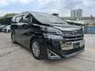 Recon 2018 Toyota Vellfire 2.5 V UNREG DIM FULL CREAM LEATHER - Cars for sale