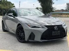 2023 Lexus IS 300 2.0 F Sport Mode Black 3 Sonic GREY [Ventilation Seat, BSM, 360 Camera, Sunroof, Apple CarPlay]